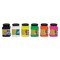 Chroma Acrylic Mural Paints - Set of 6, Neon Colors, 16 oz jars